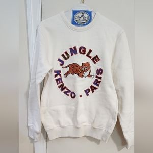 White Kenzo sweatshirt in size XS